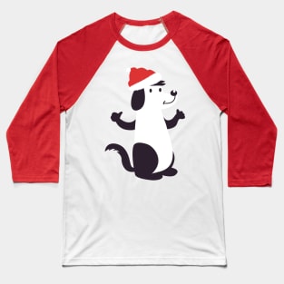 Christmas Puppy Baseball T-Shirt